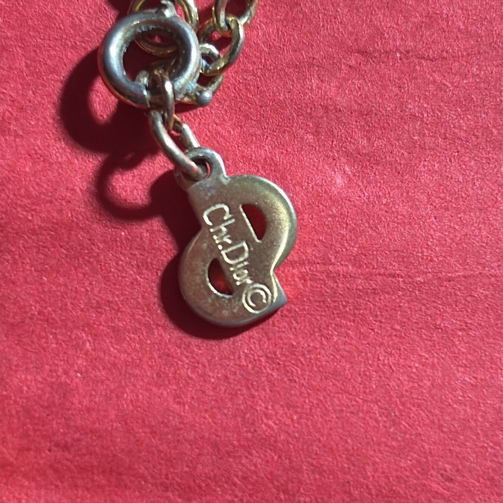 VINTAGE CHRISTIAN DIOR NECKLACE - Picture 4 of 5